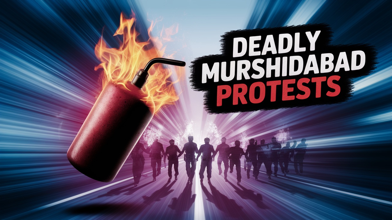 Murshidabad Protests Over Waqf Act Turn Deadly Violent