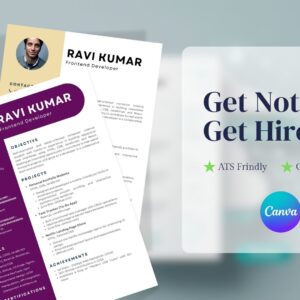 Frontend Developer Intern Resume Template