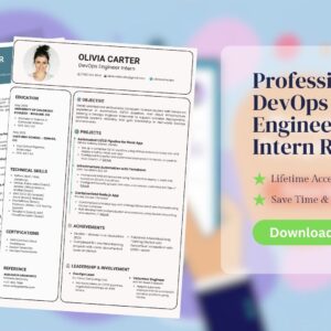 DevOps Engineer Intern Resume