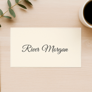 Name Card Template