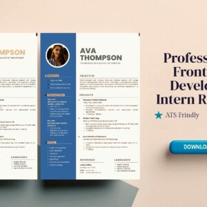 Frontend Developer Intern Resume