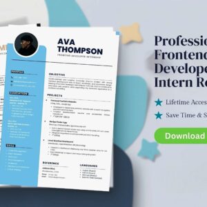 Frontend Developer Intern Resume